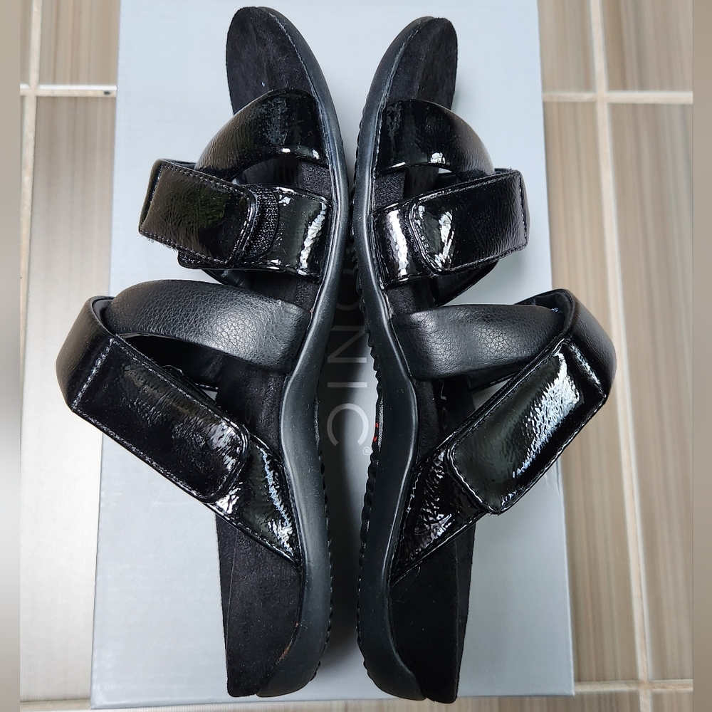 Vionic Hadlie Women's Orthotic Slide Sandals ~BLACK ~6M **NEW - Picture 5 of 10